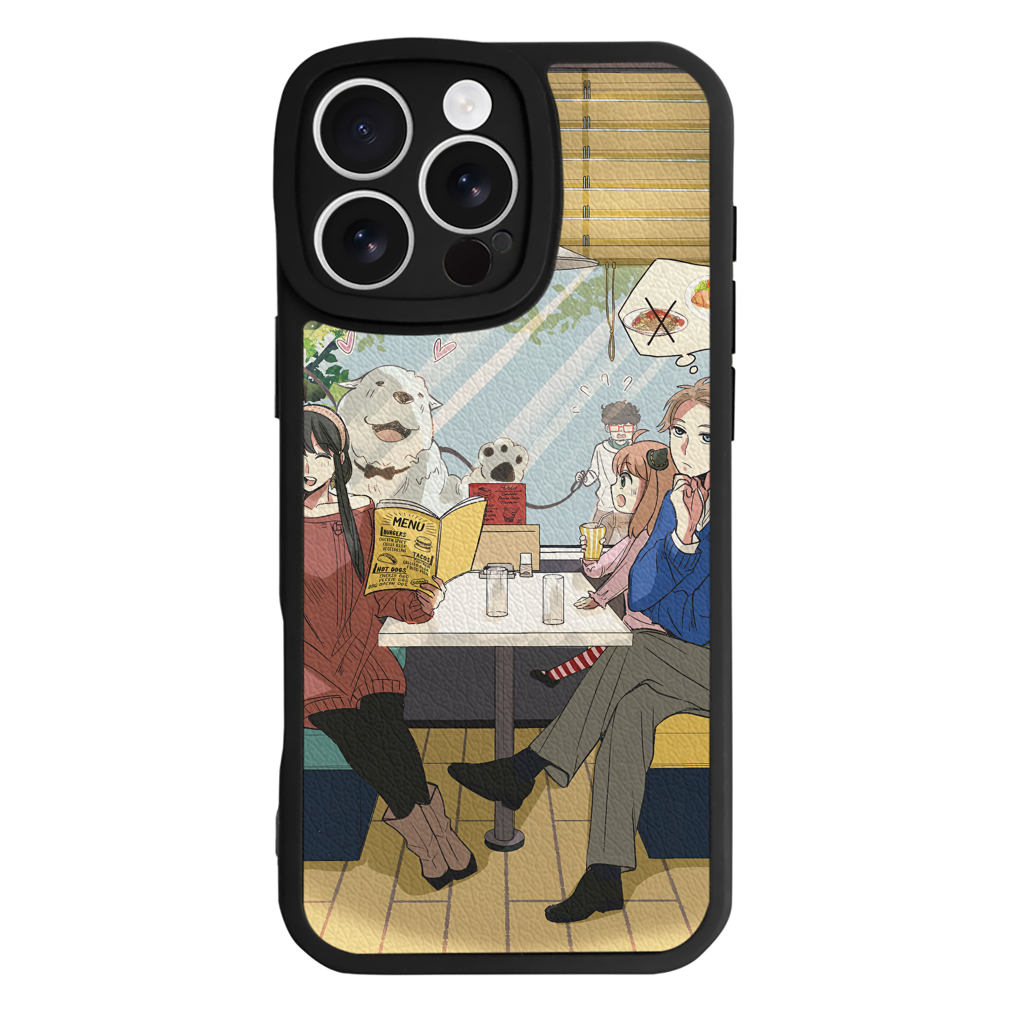 （画像用） SPY×FAMILY间谍家家酒 【iPhone 16シリーズ対応】シリコンスマホケース（レザー調） 材質：シリコン